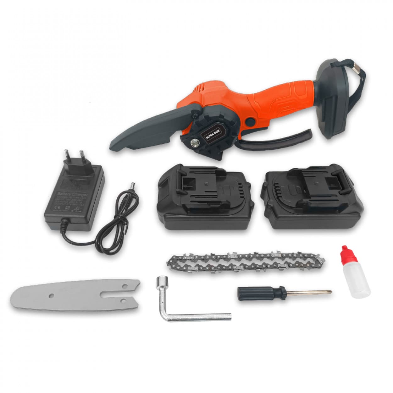 Ultrabox Mini Chainsaw with 2 Lithium batteries UT-MCS1500