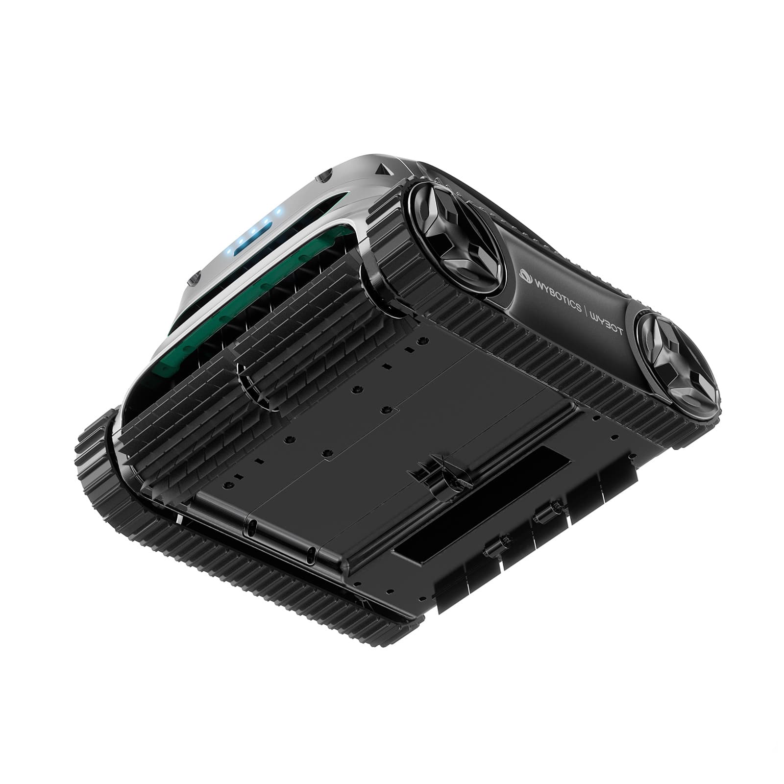 Wybot S2 Solar Vision High-end Cordless Robotic Pool Cleaner with Charging Dock and solar panel
