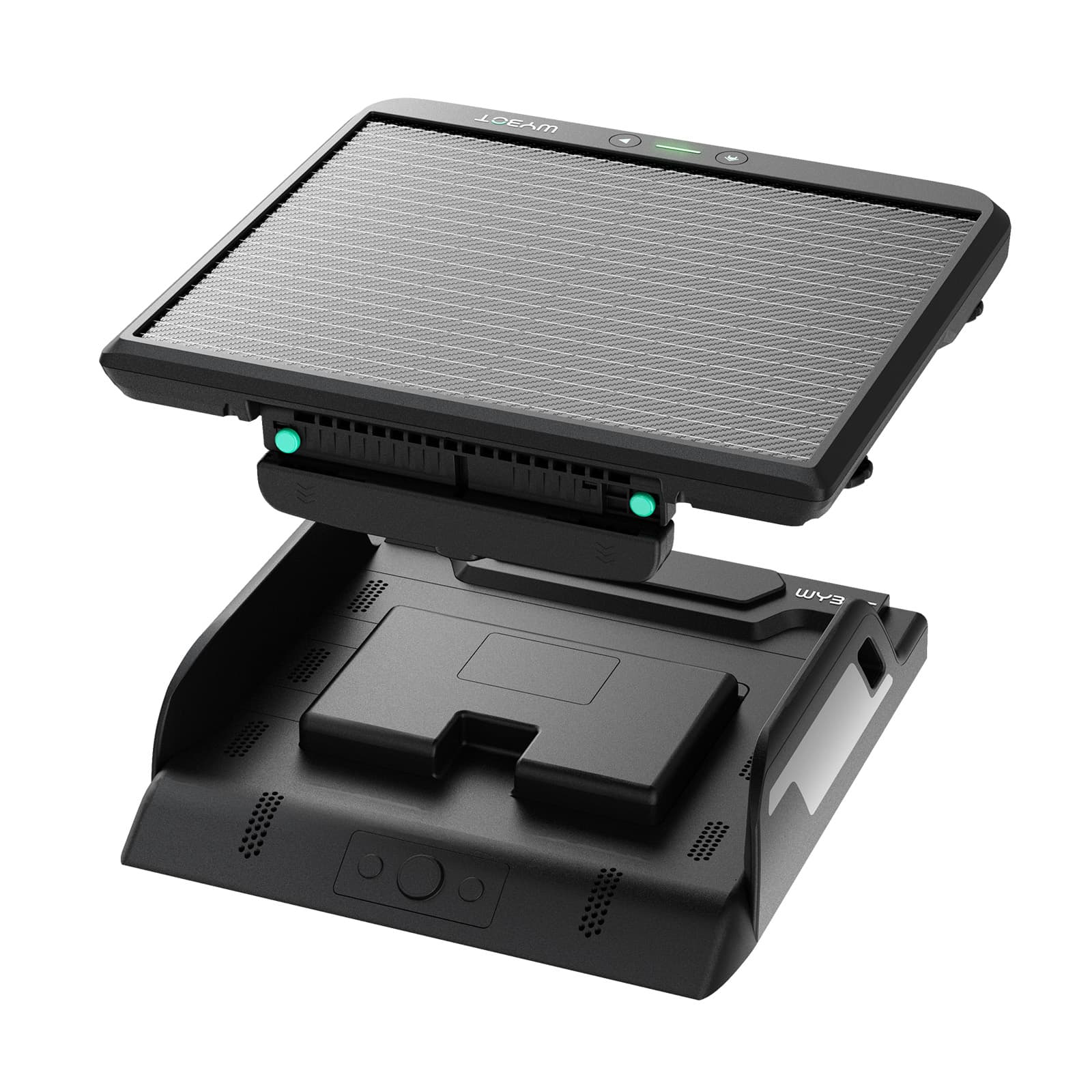 Wybot S2 Solar Vision High-end Cordless Robotic Pool Cleaner with Charging Dock and solar panel