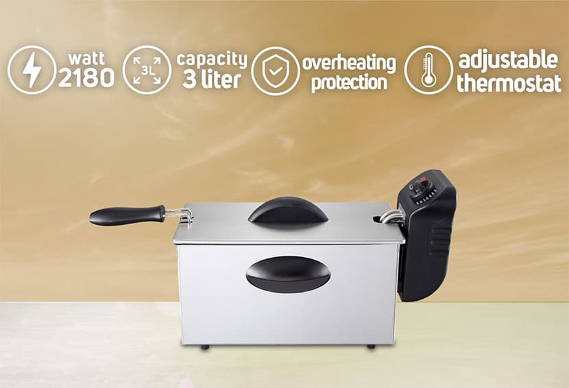 DEEP FRYER (EXTRA BOX) 3L 1500W ZLN1819