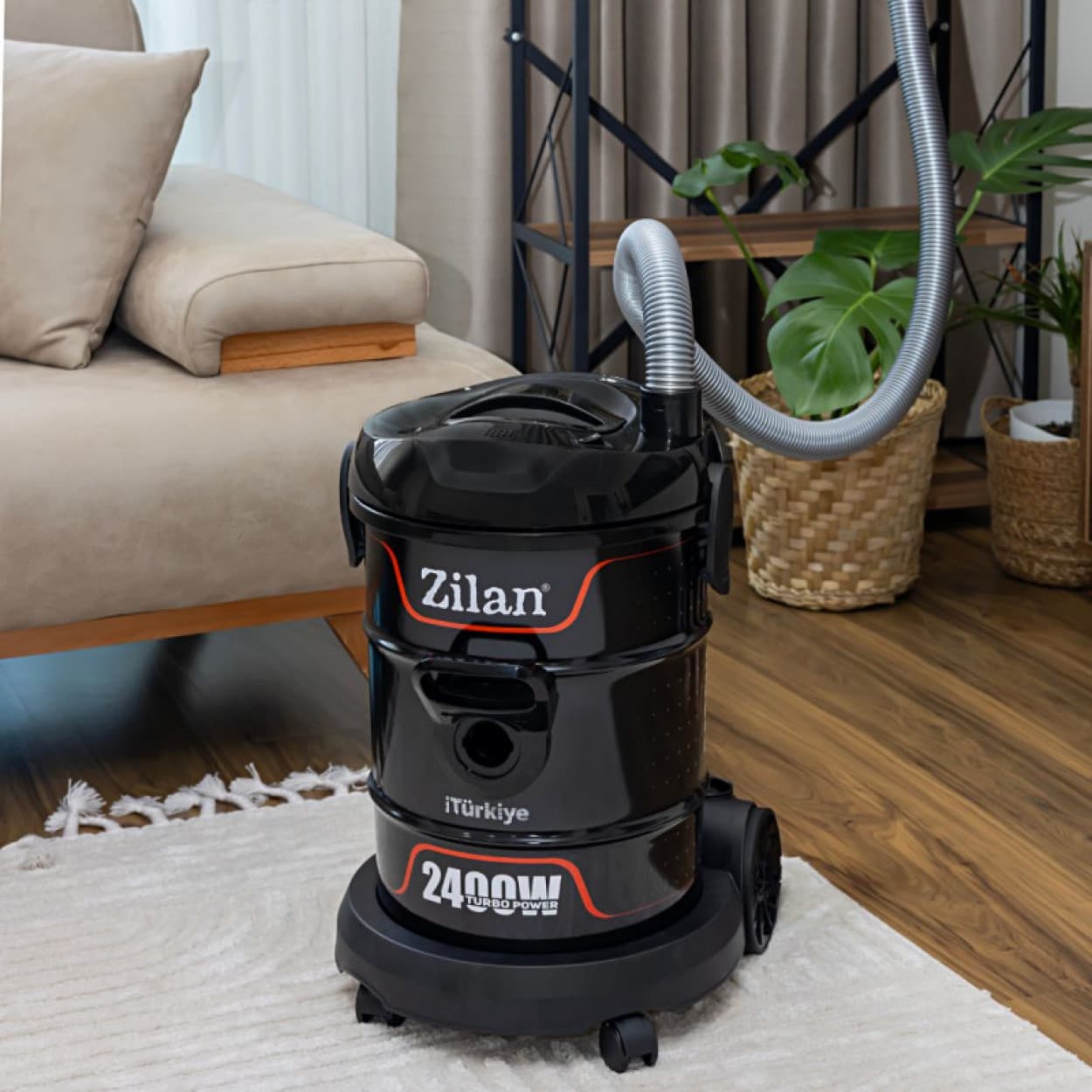 METAL DRUM VACUUM CLEANER 2400W ZLN2006