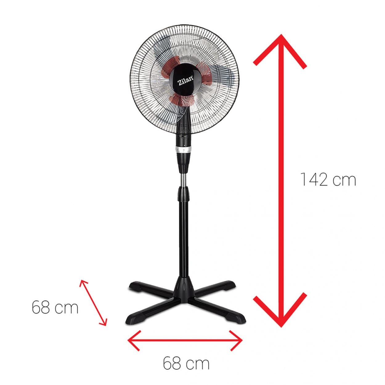 STAND FAN 60W ZLN2331