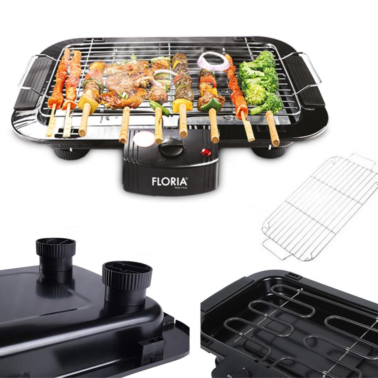 BARBEQUE GRILL 2000W ZLN2867