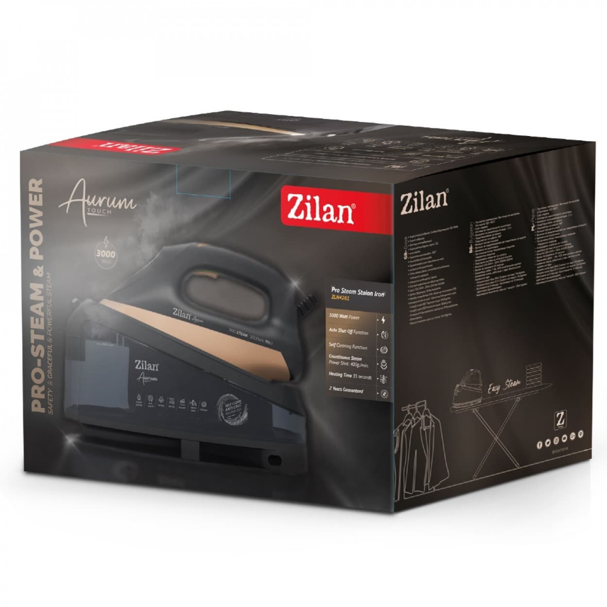 PRO STEAM STATION IRON AURUM TOUCH 3000W ZLN4261