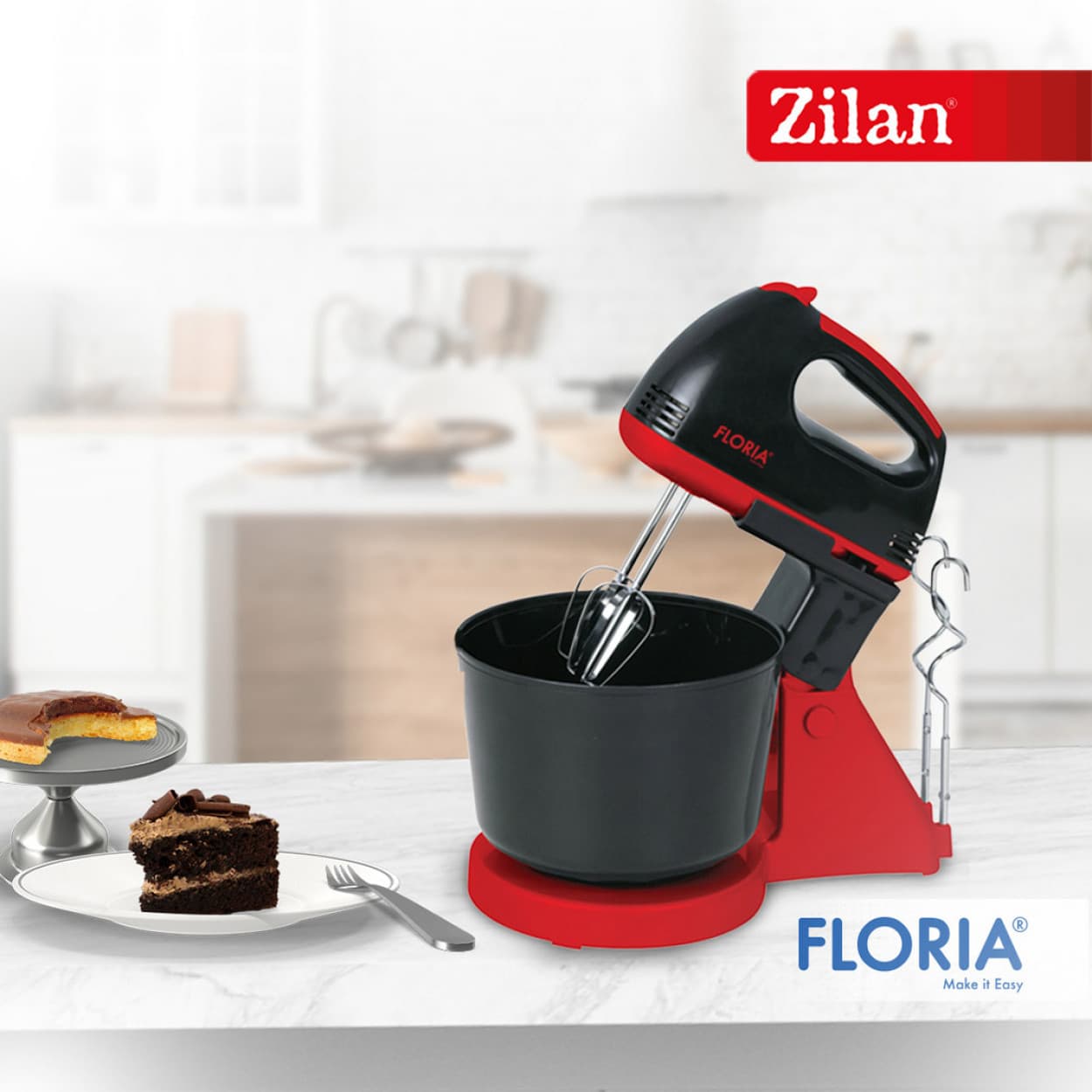 HAND MIXER WITH BOWL (BLACK) 2.5L 150W ZLN7574