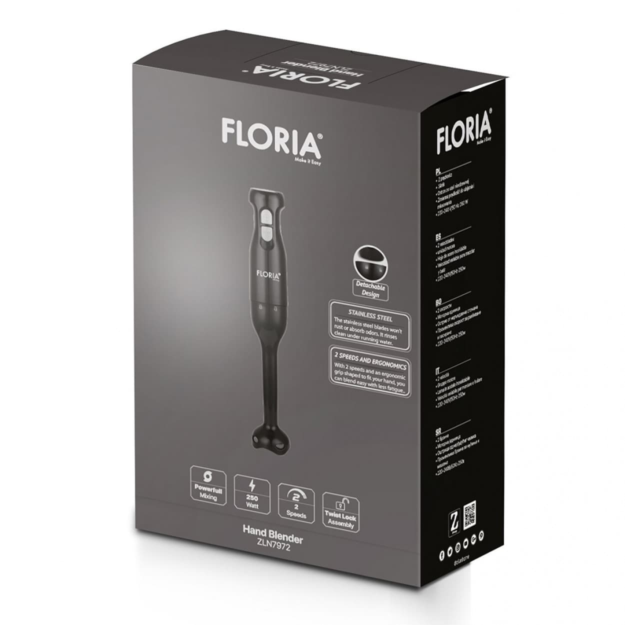 HAND BLENDER (BLACK) 250W ZLN7972