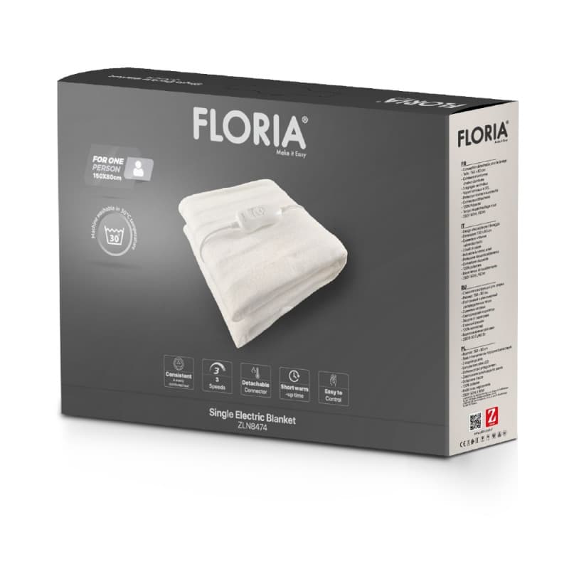 SINGLE ELECTRIC BLANKET 150x80cm ZLN8474