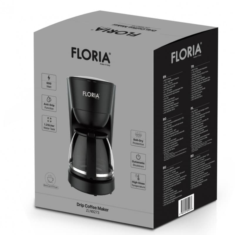 DRIP COFFEE MAKER 600W (BLACK) ZLN9273